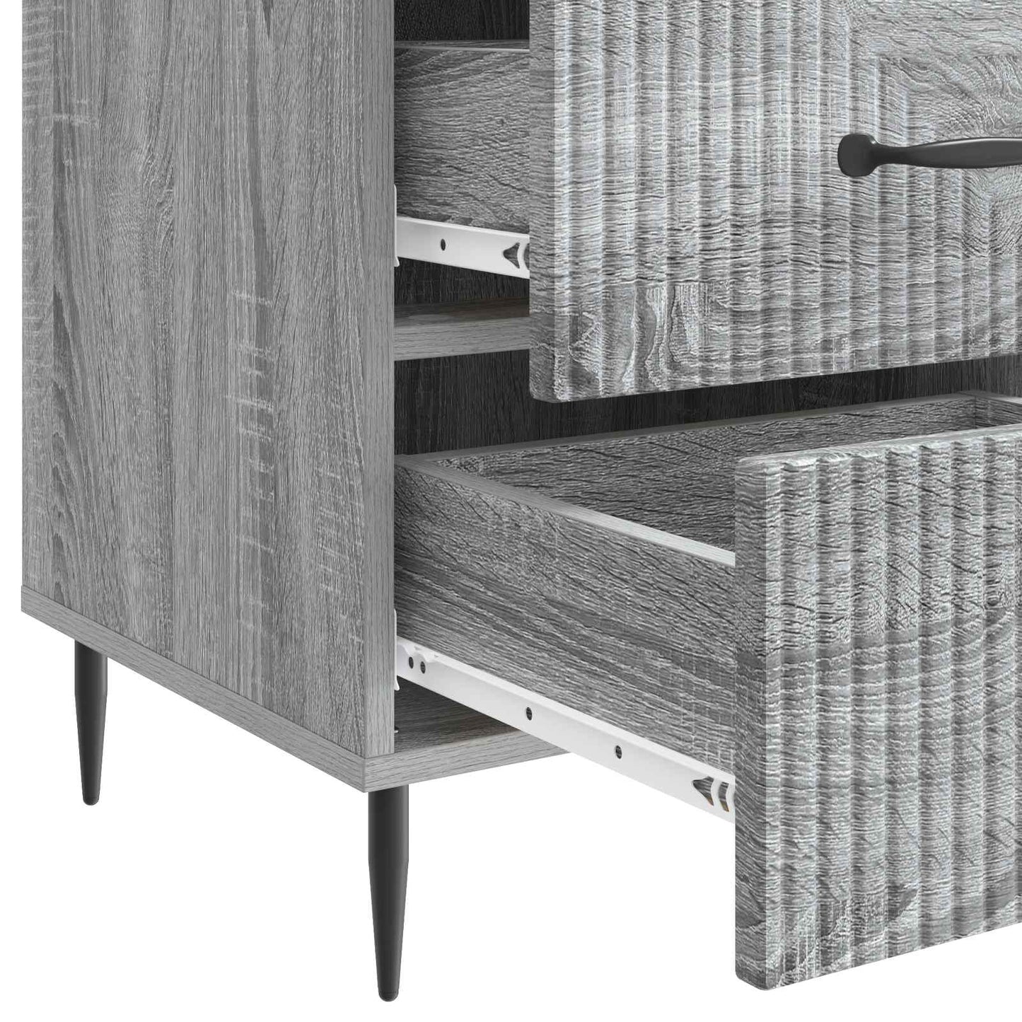 Armadio da Notte con cassetto Grigio Sonoma 43 x 41 x 66,5 cm | homemem39