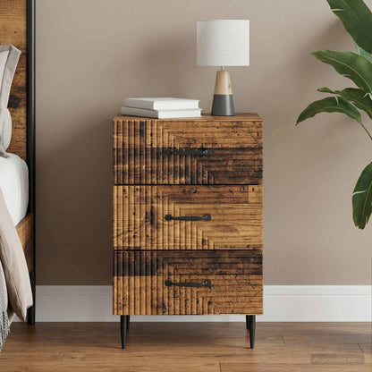 Armadio da Notte con cassetto Legno antico 43 x 41 x 66,5 cm | homemem39