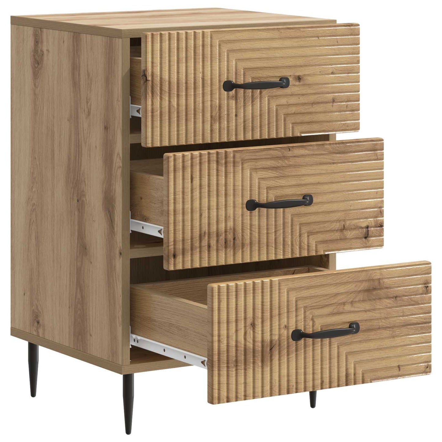 Armadio da Notte Rovere Artigianale 43 x 41 x 66,5 cm | homemem39