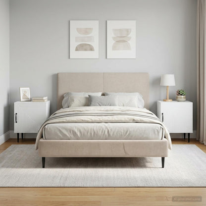 Armadio da Notte 2 pcs Bianco 43 x 34,5 x 50 cm | homemem39