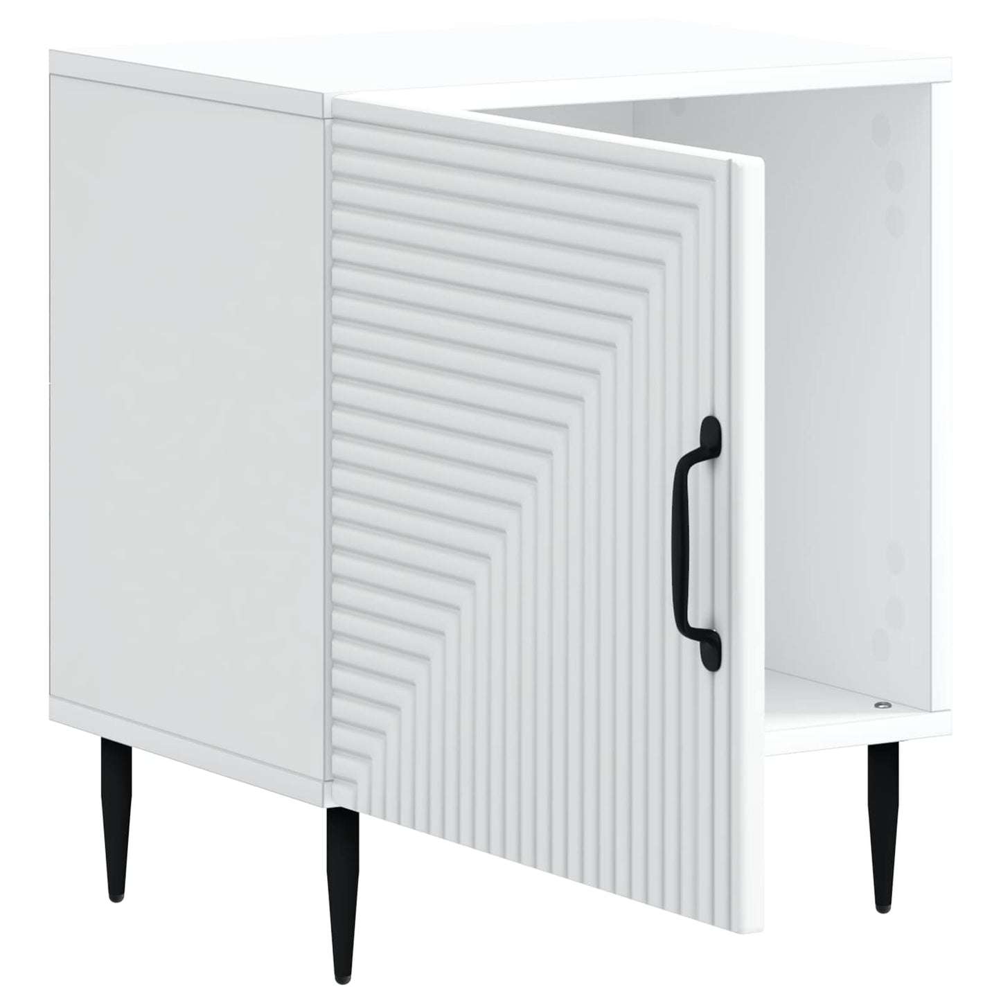 Armadio da Notte 2 pcs Bianco 43 x 34,5 x 50 cm | homemem39