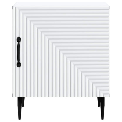 Armadio da Notte 2 pcs Bianco 43 x 34,5 x 50 cm | homemem39