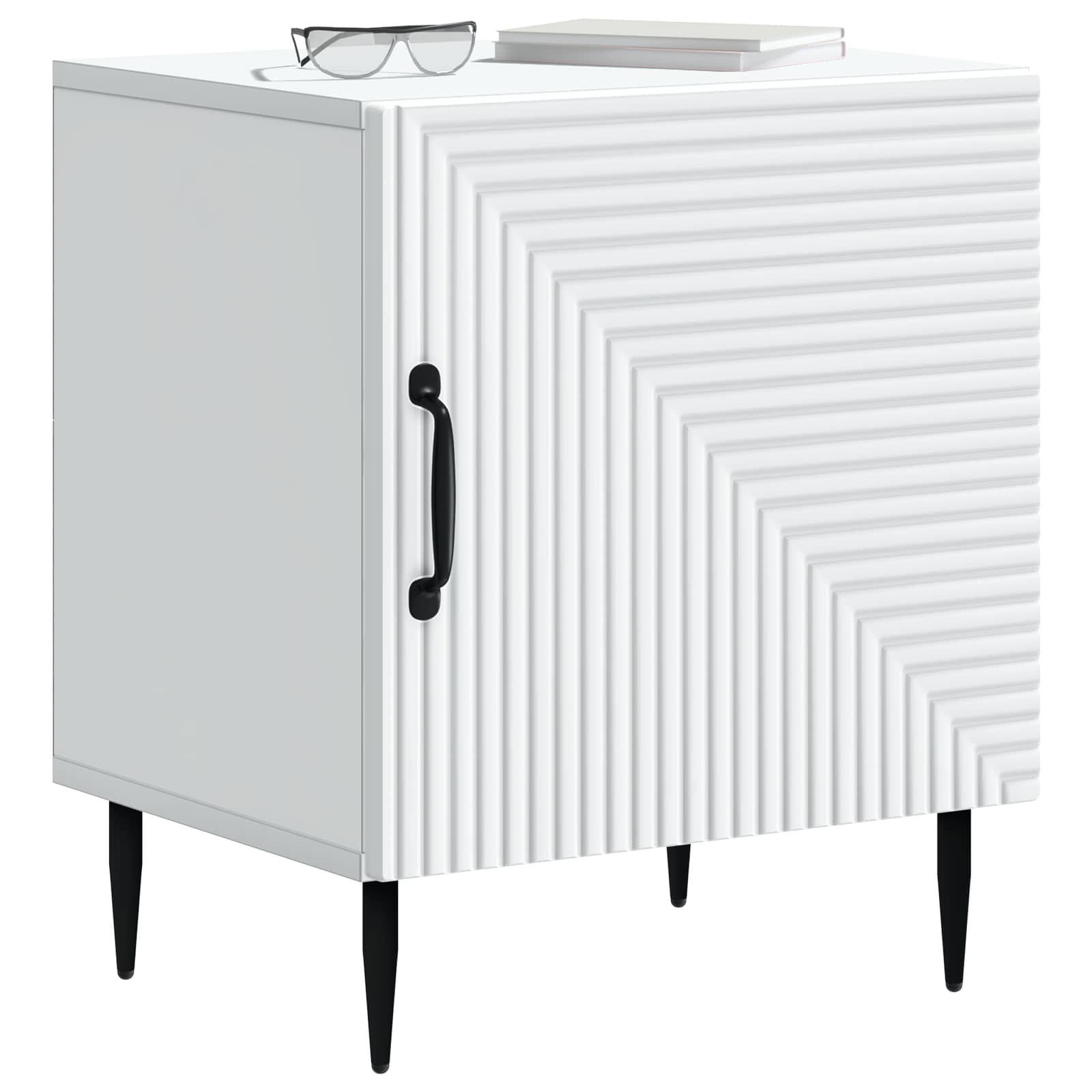 Armadio da Notte 2 pcs Bianco 43 x 34,5 x 50 cm | homemem39