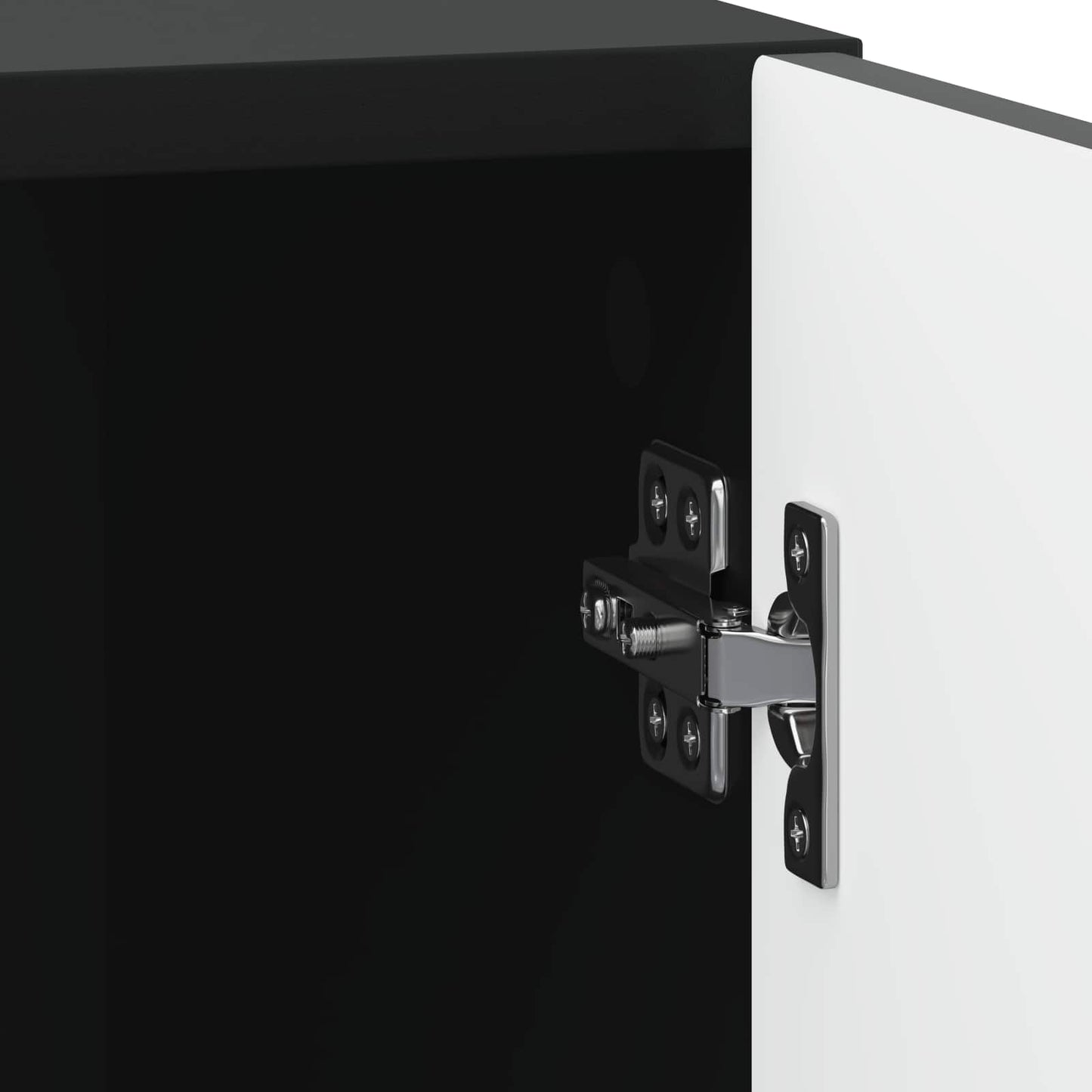 Armadio da Notte Nero 43 x 34,5 x 50 cm Legno ingegnerizzato | homemem39