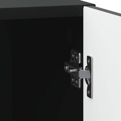 Armadio da Notte Nero 43 x 34,5 x 50 cm Legno ingegnerizzato | homemem39