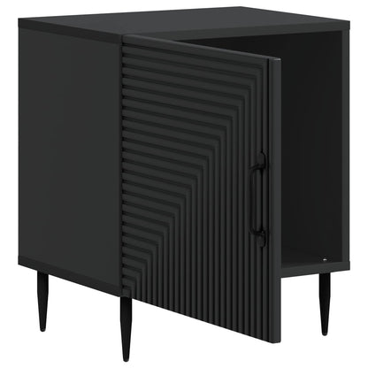 Armadio da Notte 2 pcs Nero 43 x 34,5 x 50 cm | homemem39