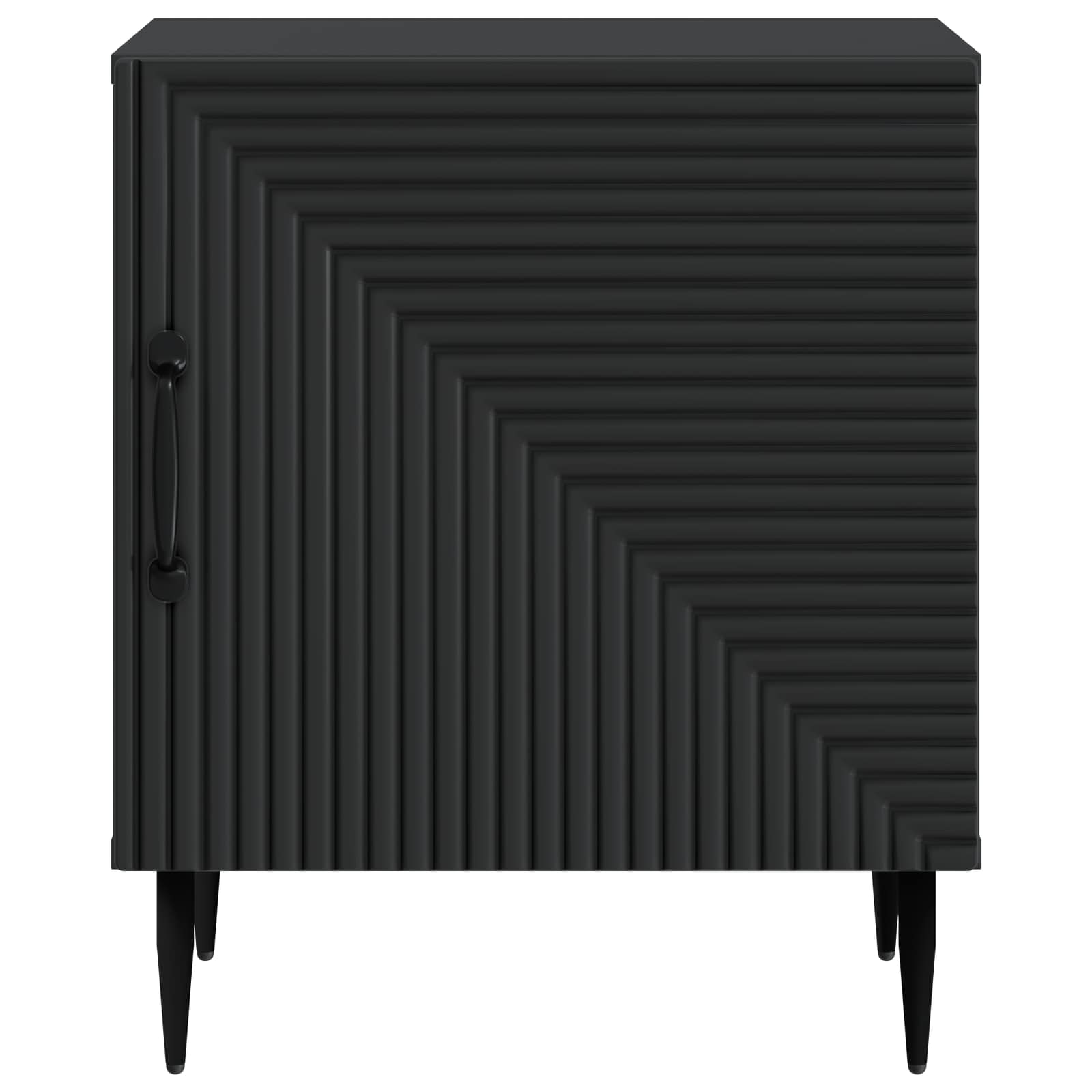 Armadio da Notte 2 pcs Nero 43 x 34,5 x 50 cm | homemem39