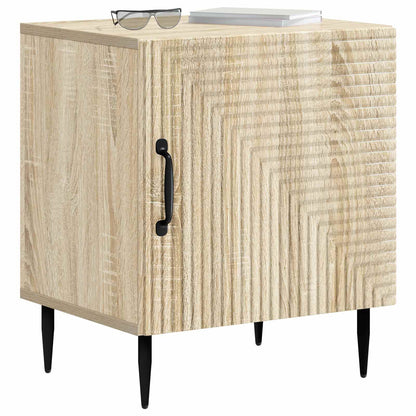 Armadio da Notte 2 pz Rovere Sonoma 43 x 34,5 x 50 cm