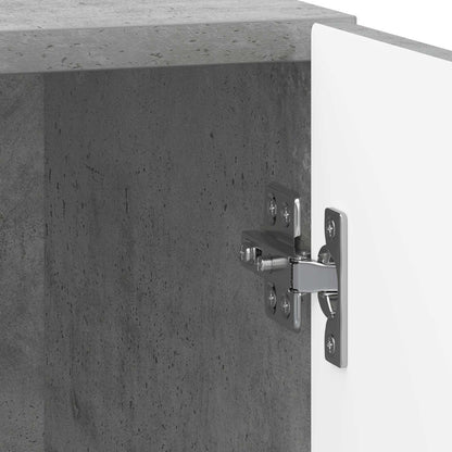 Armadio da Notte Grigio Cemento 43 x 34,5 x 50 cm | homemem39