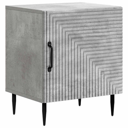 Armadio da Notte Grigio Cemento 43 x 34,5 x 50 cm | homemem39