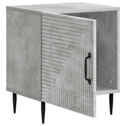 Armadio da Notte Grigio Cemento 43 x 34,5 x 50 cm | homemem39