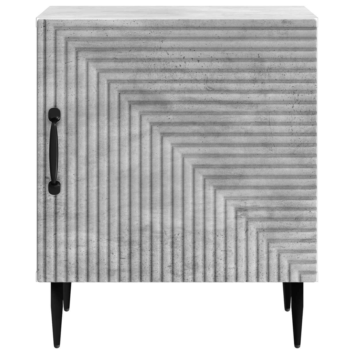 Armadio da Notte Grigio Cemento 43 x 34,5 x 50 cm | homemem39