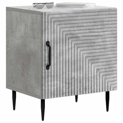 Armadio da Notte Grigio Cemento 43 x 34,5 x 50 cm | homemem39