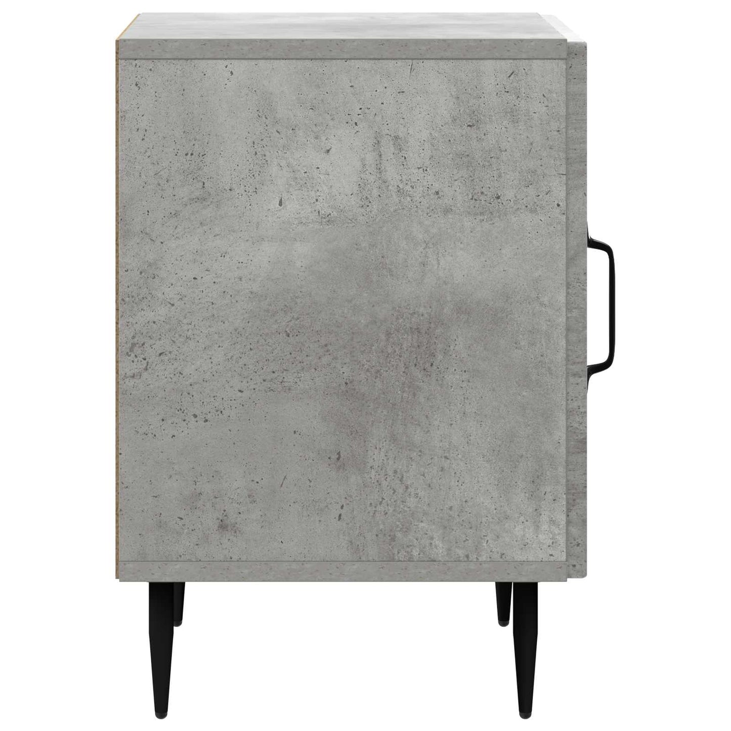 Armadio da Notte Grigio Cemento 43 x 34,5 x 50 cm | homemem39