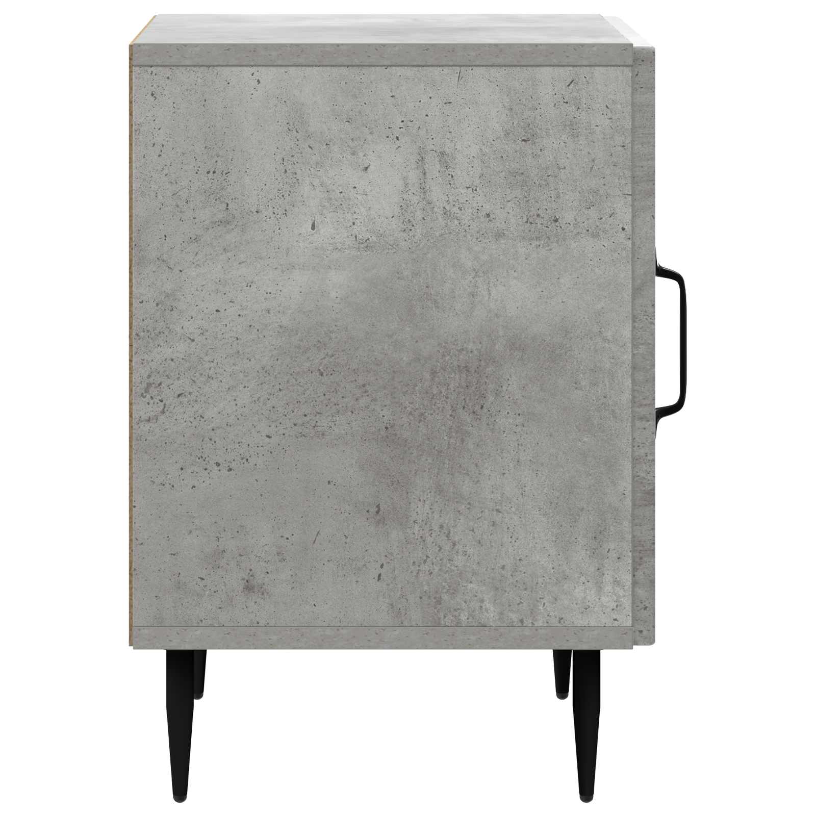 Armadio da Notte Grigio Cemento 43 x 34,5 x 50 cm | homemem39