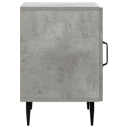 Armadio da Notte Grigio Cemento 43 x 34,5 x 50 cm | homemem39