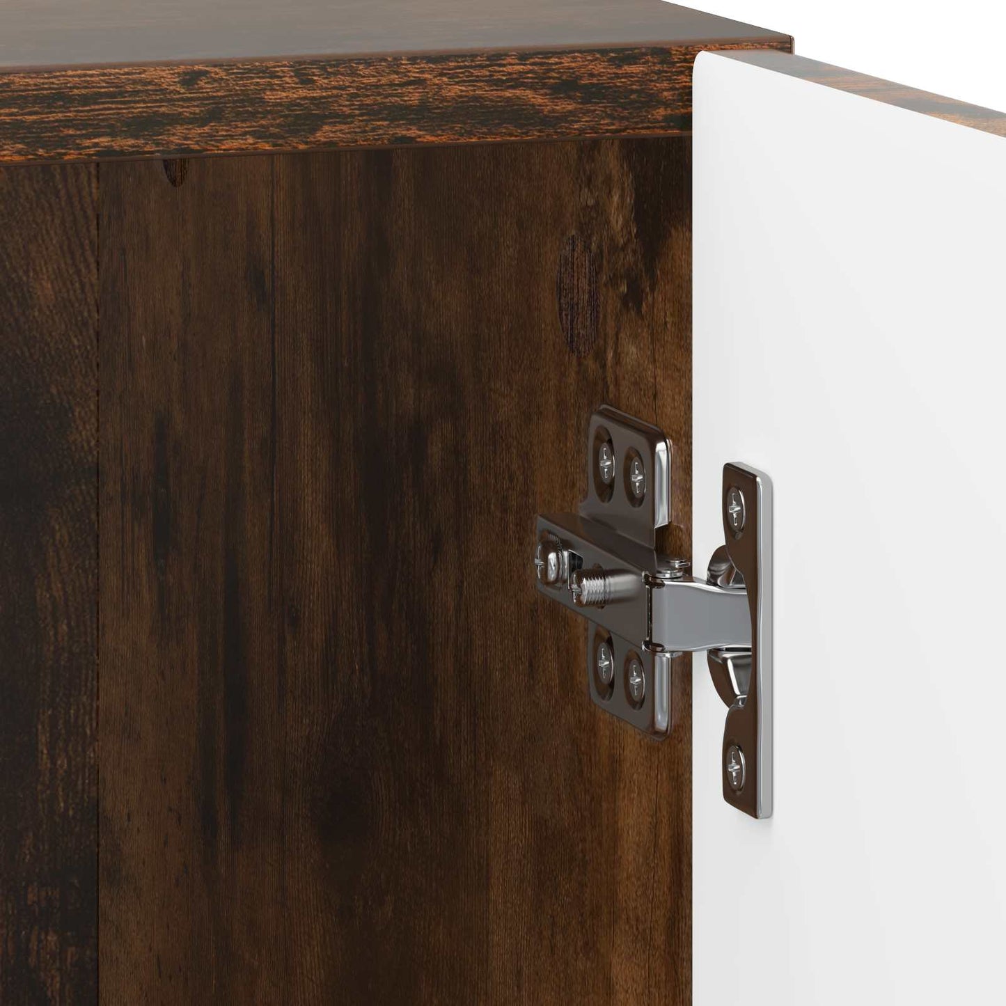 Armadio da Notte Rovere Fumo 43 x 34,5 x 50 cm