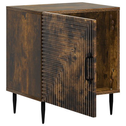 Armadio da Notte 2 pcs Rovere Fumo 43 x 34,5 x 50 cm