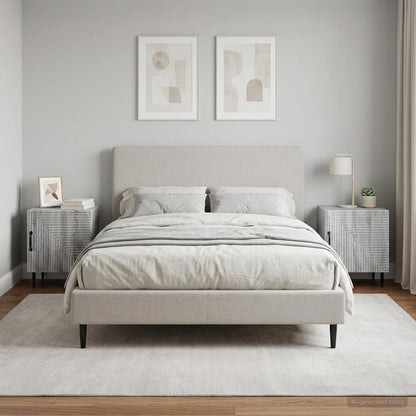 Armadio da Notte 2 pz Grigio Sonoma 43 x 34,5 x 50 cm