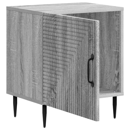 Armadio da Notte 2 pcs Grigio Sonoma 43 x 34,5 x 50 cm | homemem39