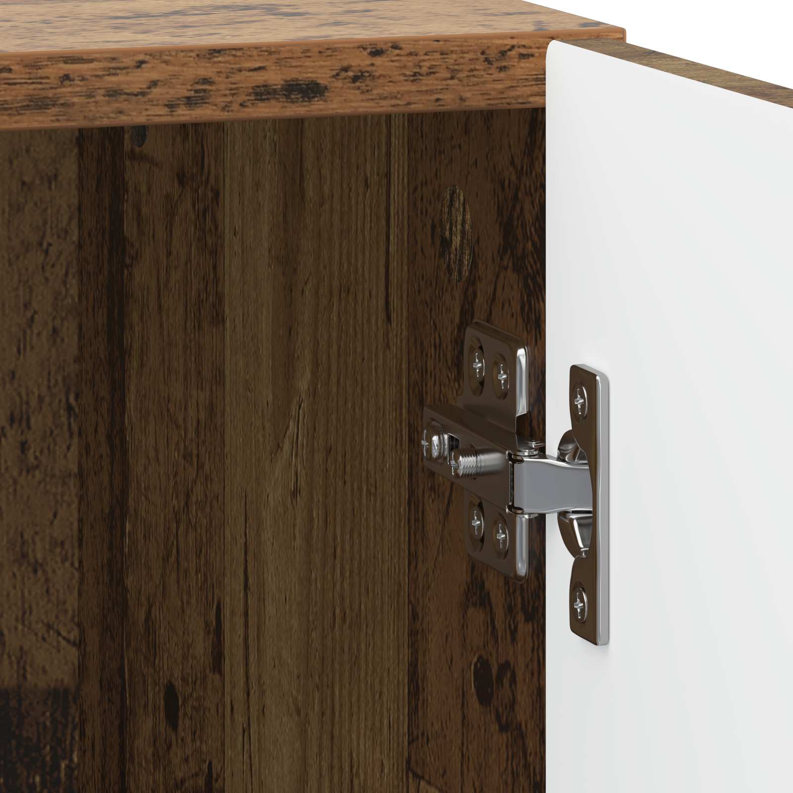 Armadio da Notte 2 pcs Legno antico 43 x 34,5 x 50 cm | homemem39