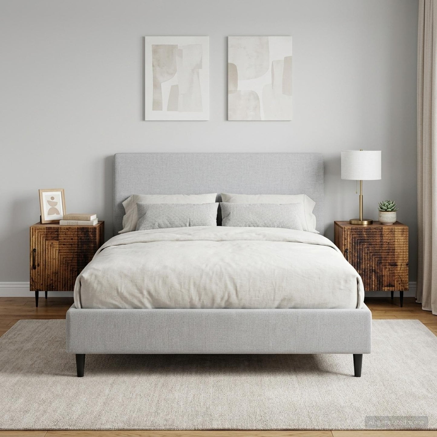 Armadio da Notte 2 pz Legno antico 43 x 34,5 x 50 cm