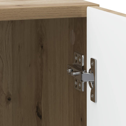 Armadio da Notte 2 pcs Rovere Artigianale 43 x 34,5 x 50 cm | homemem39