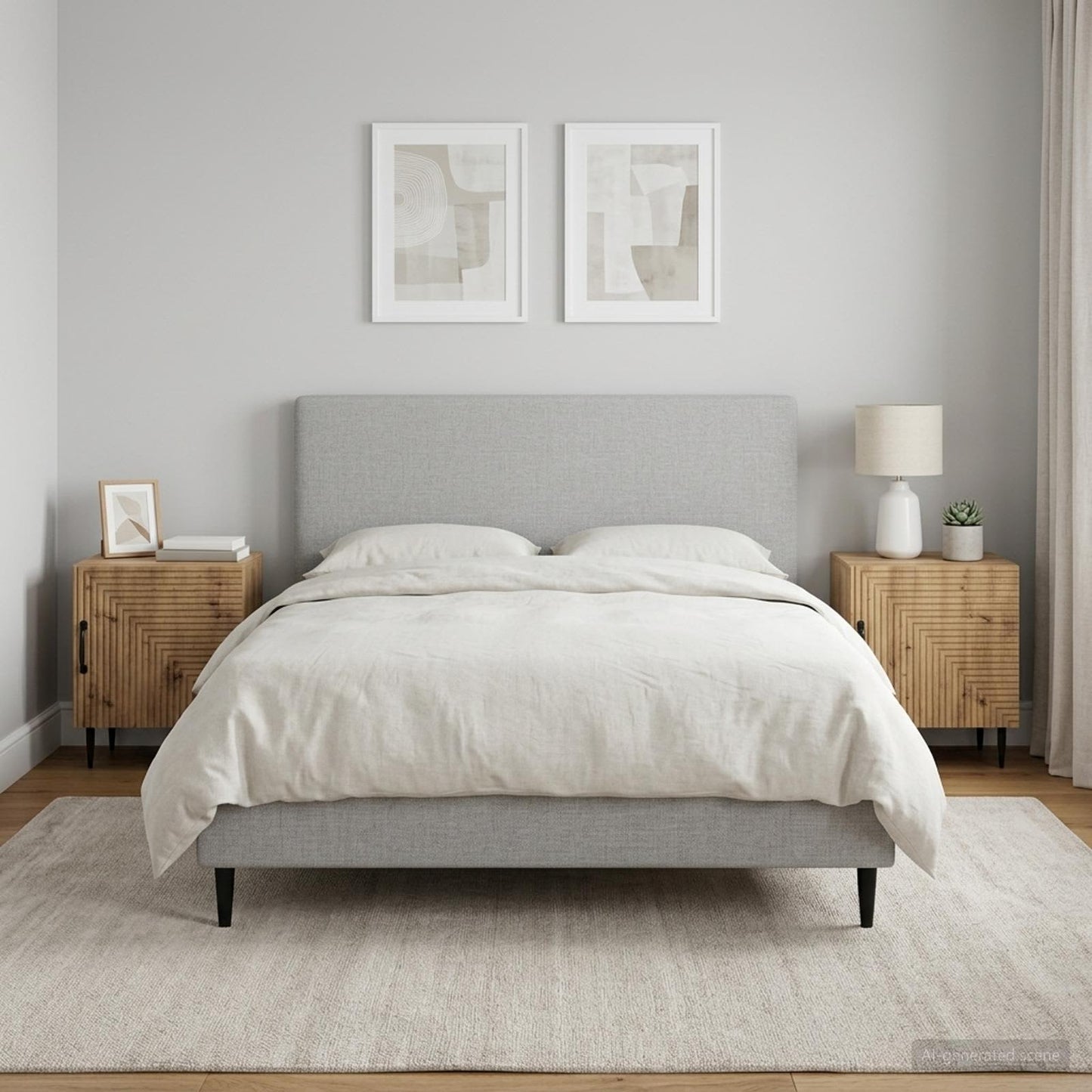 Armadio da Notte 2 pz Rovere Artigianale 43 x 34,5 x 50 cm
