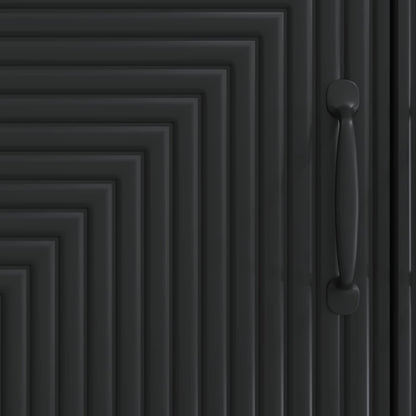 Credenza Nero 66 x 34,5 x 89,5 cm Legno ingegnerizzato