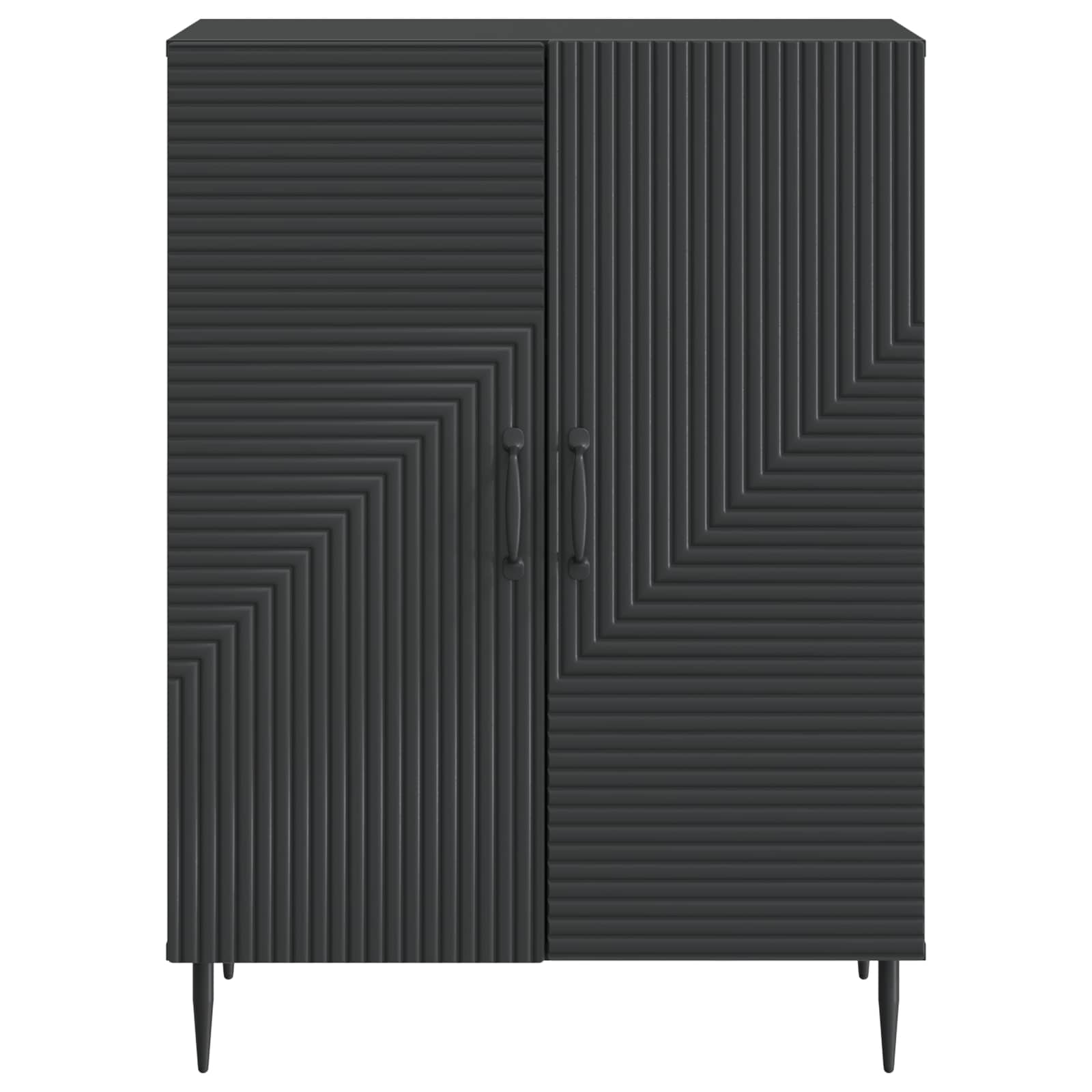 Credenza Nero 66 x 34,5 x 89,5 cm Legno ingegnerizzato | homemem39