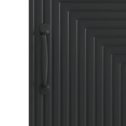 Credenza Nero 33 x 34,5 x 89,5 cm Legno ingegnerizzato
