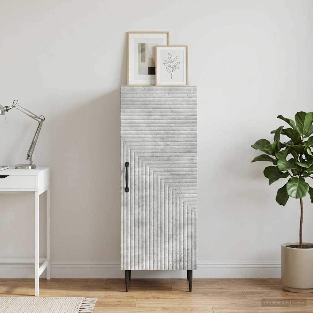 Credenza Grigio Cemento 33 x 34,5 x 89,5 cm