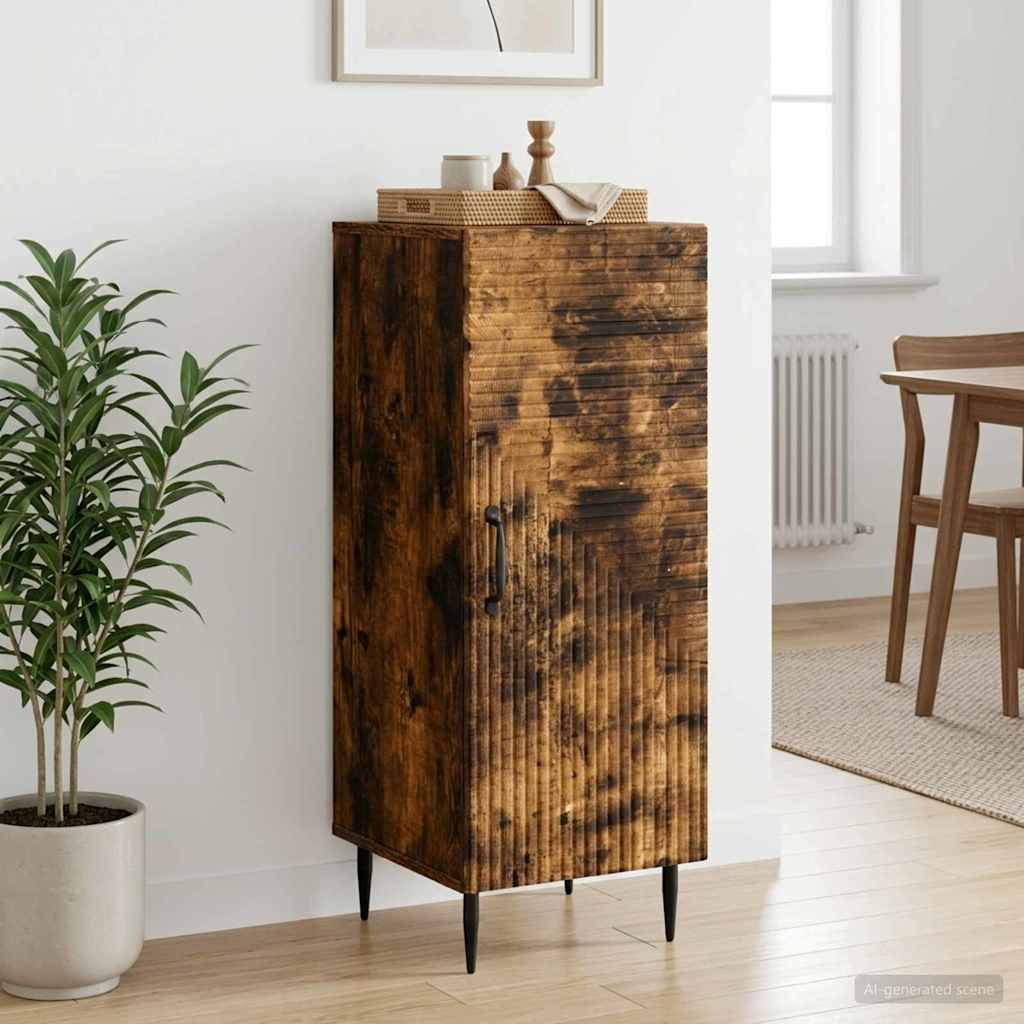 Credenza Rovere Fumo 33 x 34,5 x 89,5 cm Legno ingegnerizzato | homemem39
