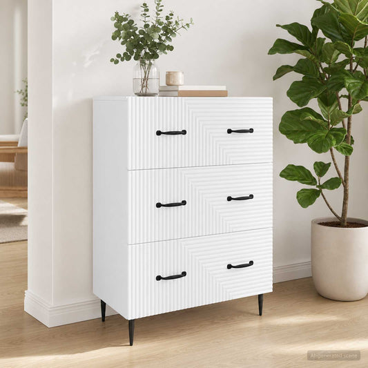 Mobile con Cassetti Bianco 66 x 34,5 x 89,5 cm