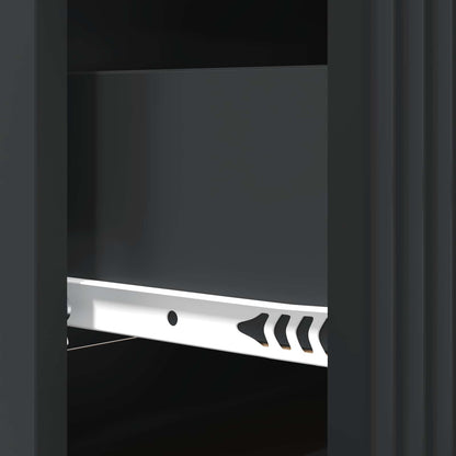 Mobile con Cassetti Nero 66 x 34,5 x 89,5 cm | homemem39