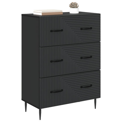 Mobile con Cassetti Nero 66 x 34,5 x 89,5 cm | homemem39