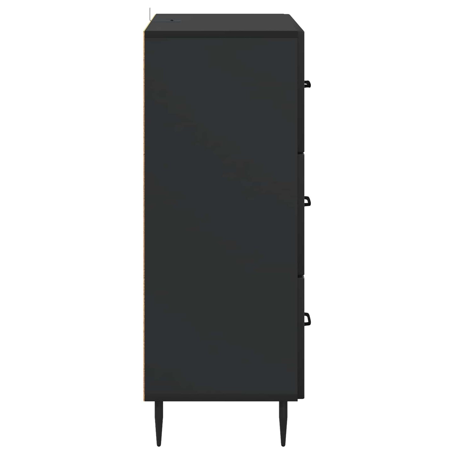 Mobile con Cassetti Nero 66 x 34,5 x 89,5 cm | homemem39