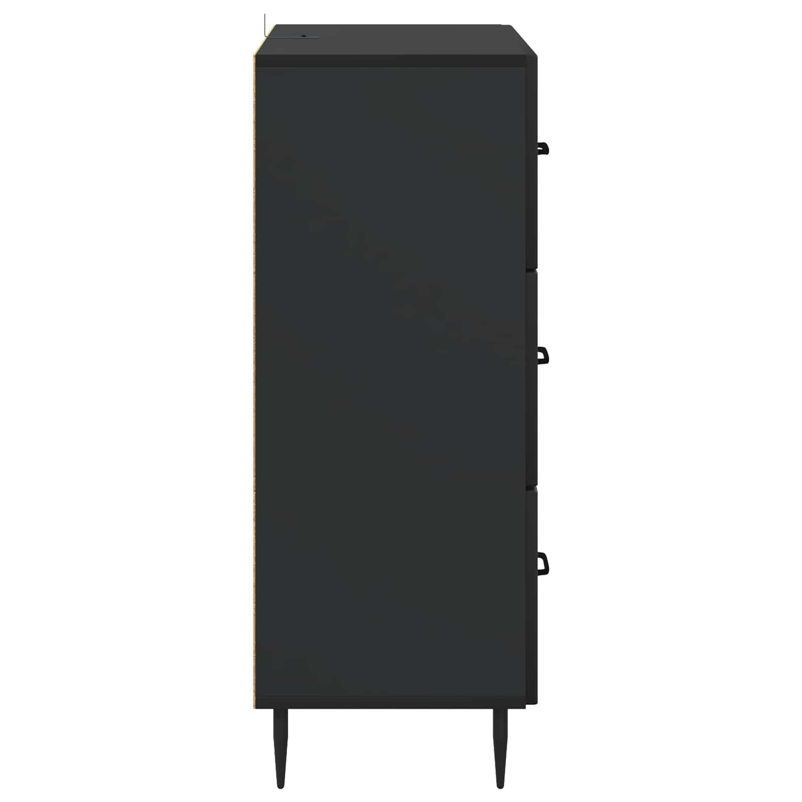 Mobile con Cassetti Nero 66 x 34,5 x 89,5 cm | homemem39