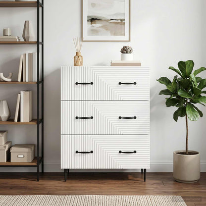 Mobile con Cassetti Bianco Lucido 66 x 34,5 x 89,5 cm