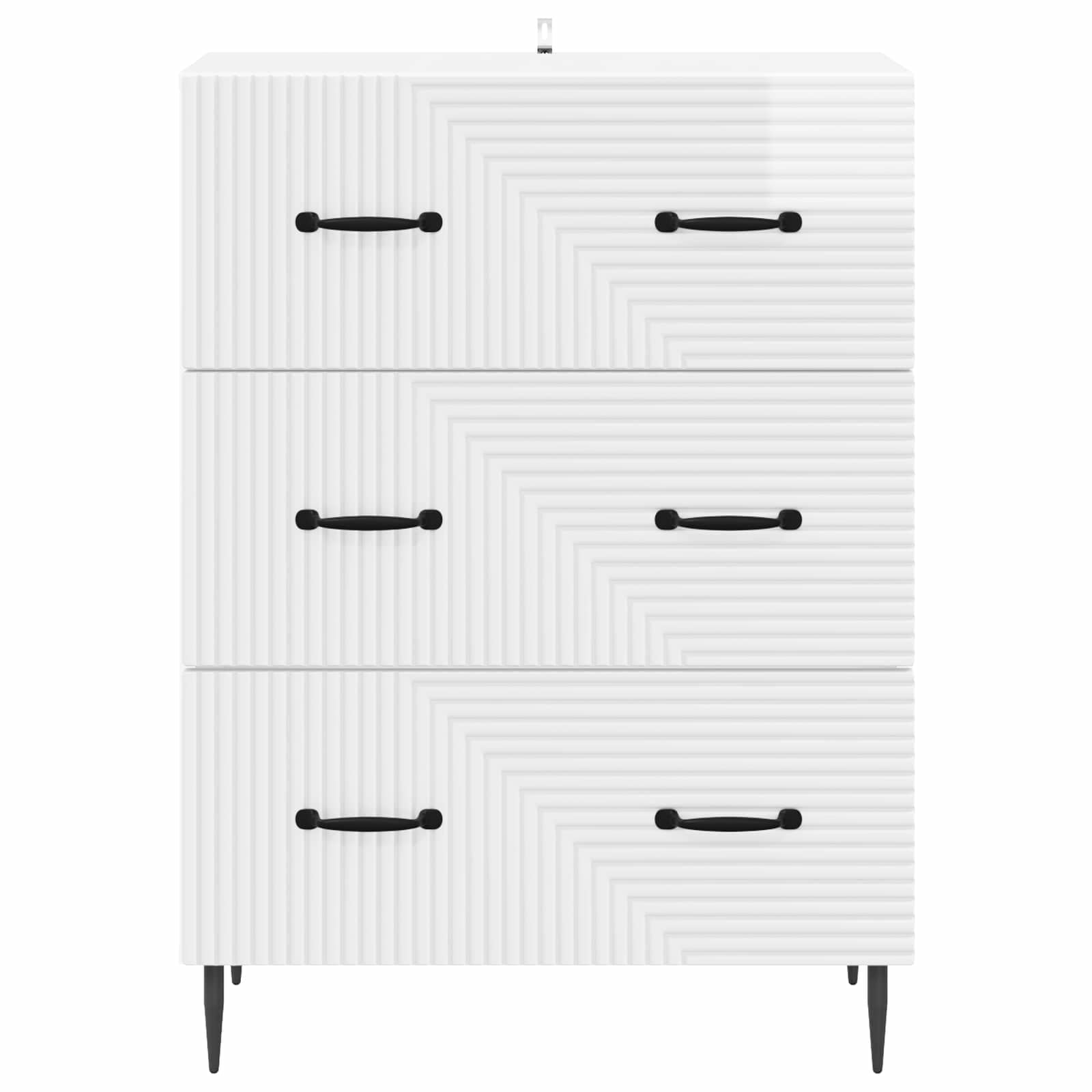 Mobile con Cassetti Bianco Lucido 66 x 34,5 x 89,5 cm | homemem39