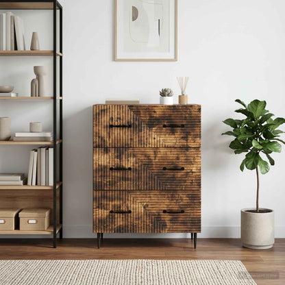 Mobile con Cassetti Rovere Fumo 66 x 34,5 x 89,5 cm