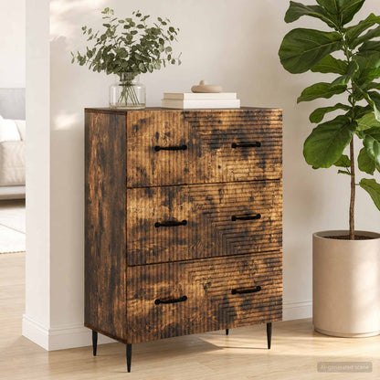 Mobile con Cassetti Rovere Fumo 66 x 34,5 x 89,5 cm