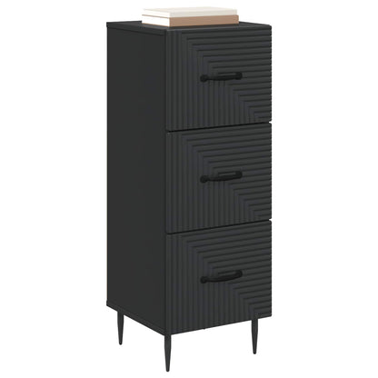 Mobile con Cassetti Nero 33 x 34,5 x 89,5 cm