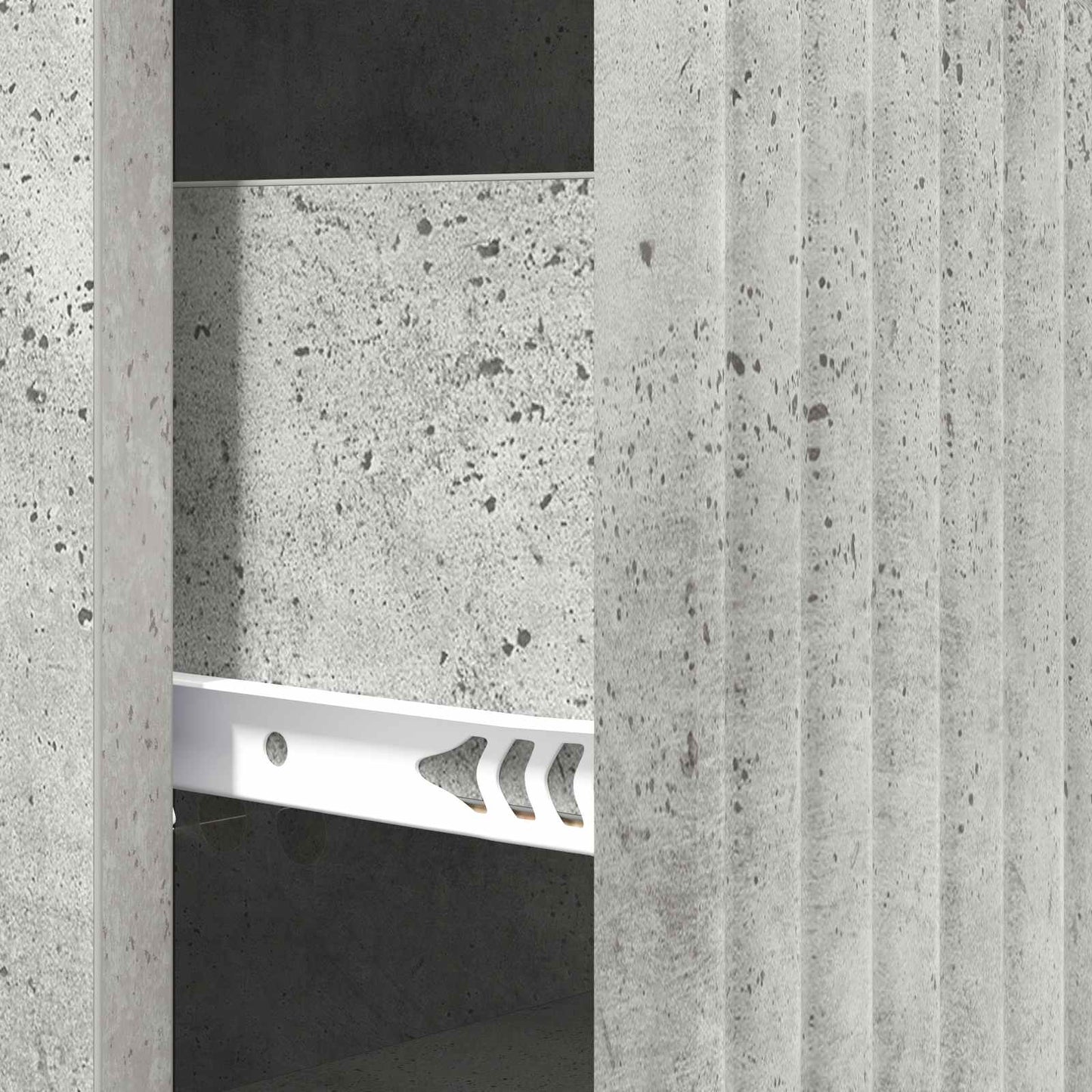 Mobile con Cassetti Grigio Cemento 33 x 34,5 x 89,5 cm | homemem39