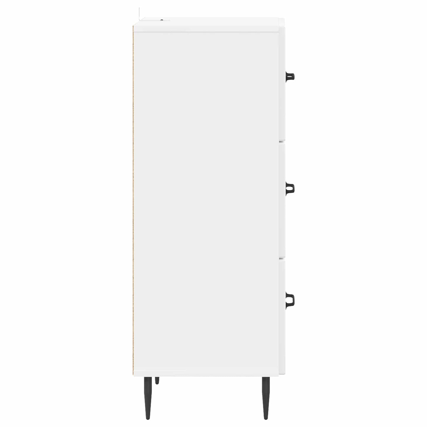 Mobile con Cassetti Bianco Lucido 33 x 34,5 x 89,5 cm