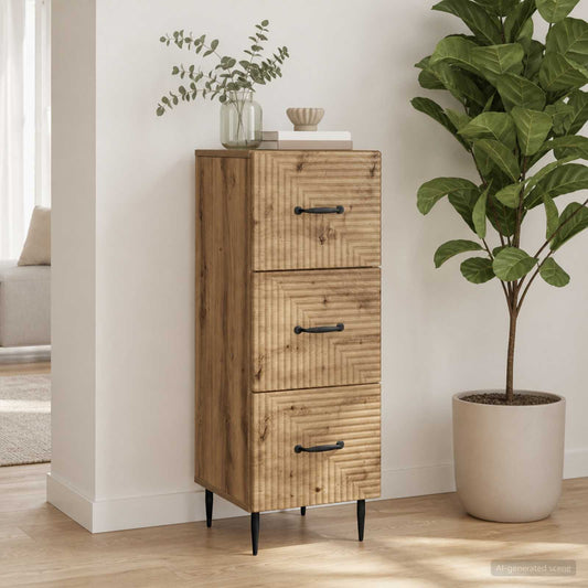 Mobile con Cassetti 33 x 34,5 x 89,5 cm Legno ingegnerizzato