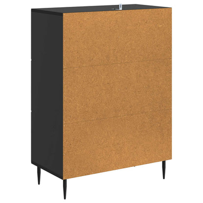 Credenza Nero 66 x 34,5 x 89,5 cm Legno ingegnerizzato | homemem39