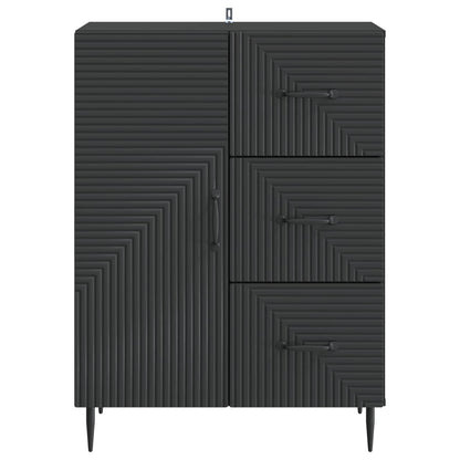 Credenza Nero 66 x 34,5 x 89,5 cm Legno ingegnerizzato