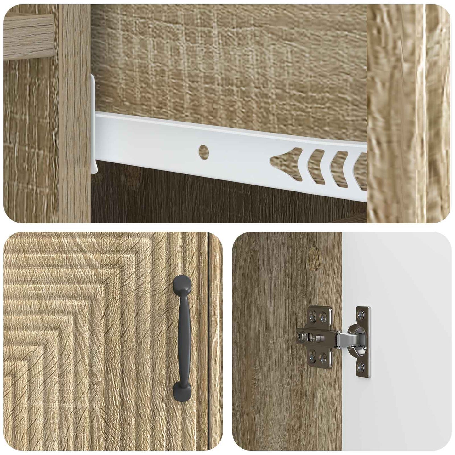 Credenza Rovere Sonoma 66 x 34,5 x 89,5 cm Legno ingegnerizzato | homemem39