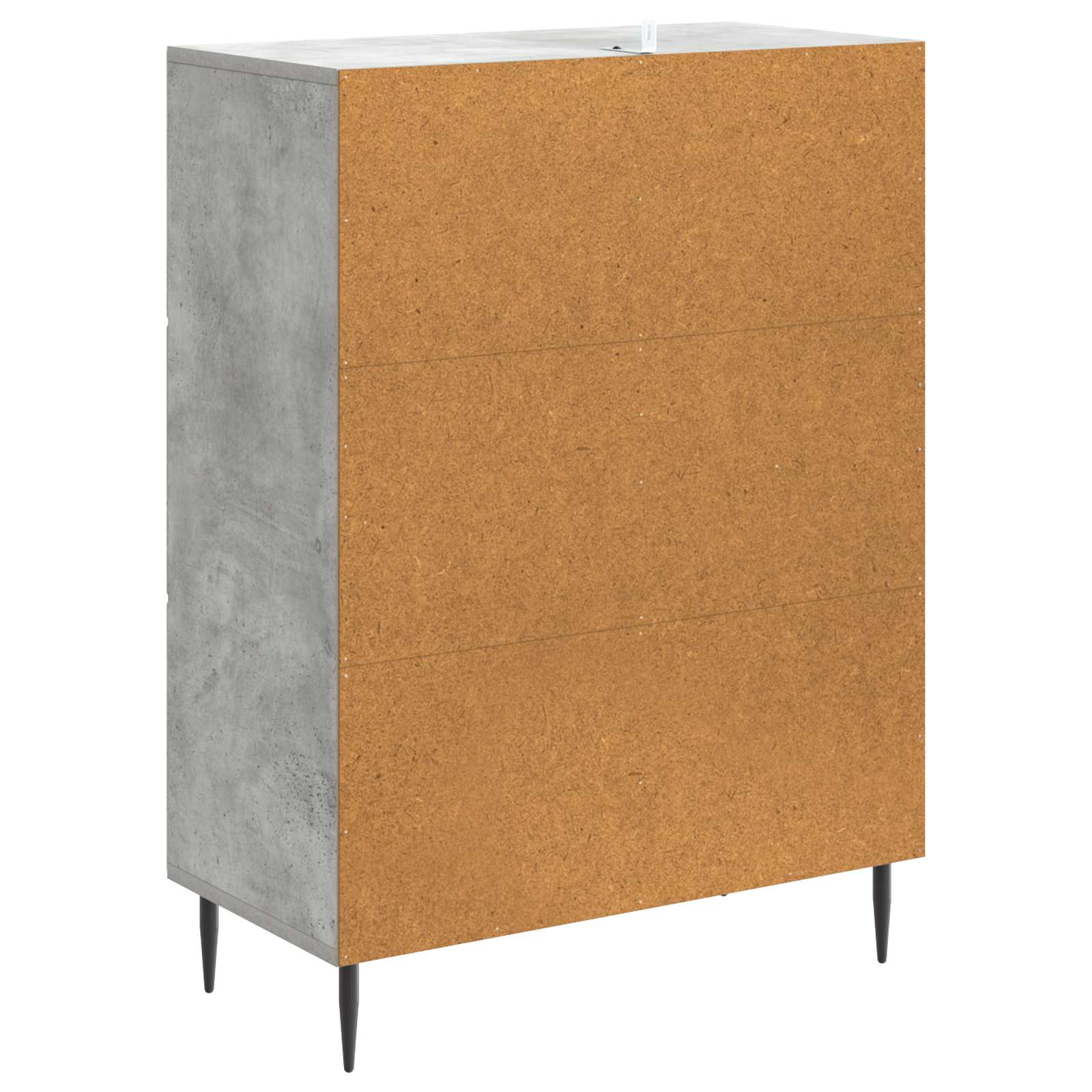 Credenza con cassetto Grigio Cemento 66 x 34,5 x 89,5 cm | homemem39